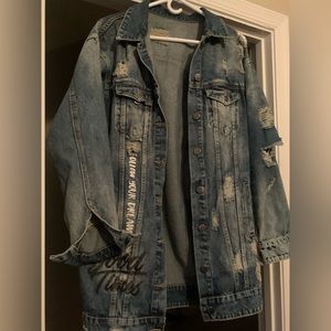 Fashion Nova Long Denim Jacket